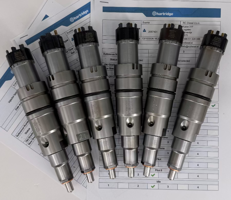 2057401 SCANIA XPI injector 🔧 REMAN SET x 6 pcs.