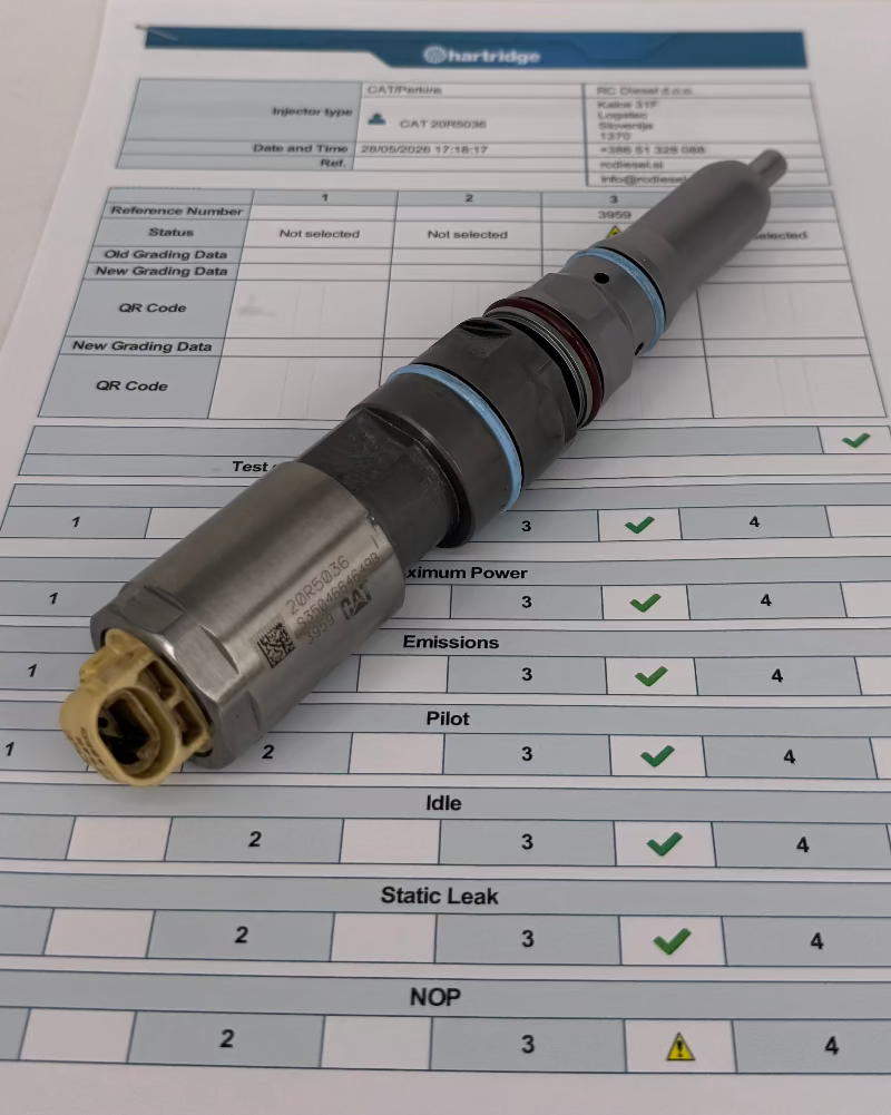 CAT 20R5036, 20R-5036 injector REPAIRED for heavy construction machinery 🚜 grader, crawler bulldozer, wheel tractor, excavator, wheel loader. Order: info@rcdiesel.si/ Whats App +386 51328088.