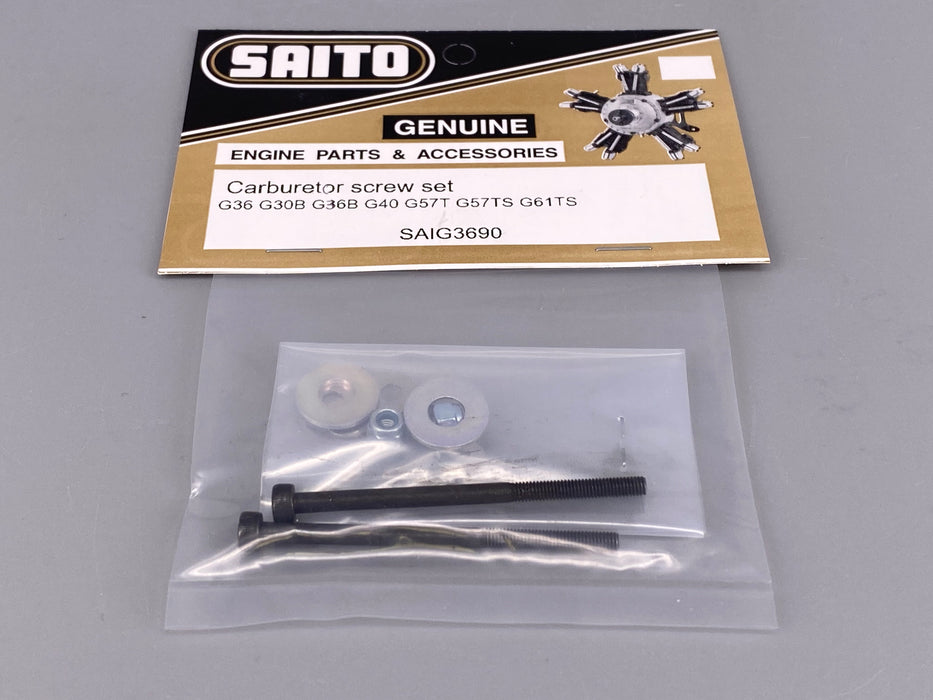 Saito Engines Carburetor screw set FG-36/40